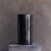 Vaso Barro Negro Vase