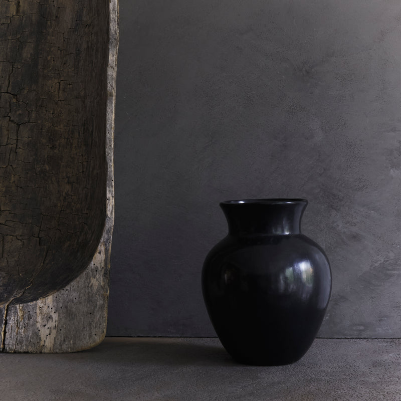 Olla Barro Negro Vase