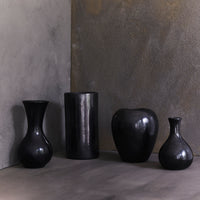 Vaso Barro Negro Vase