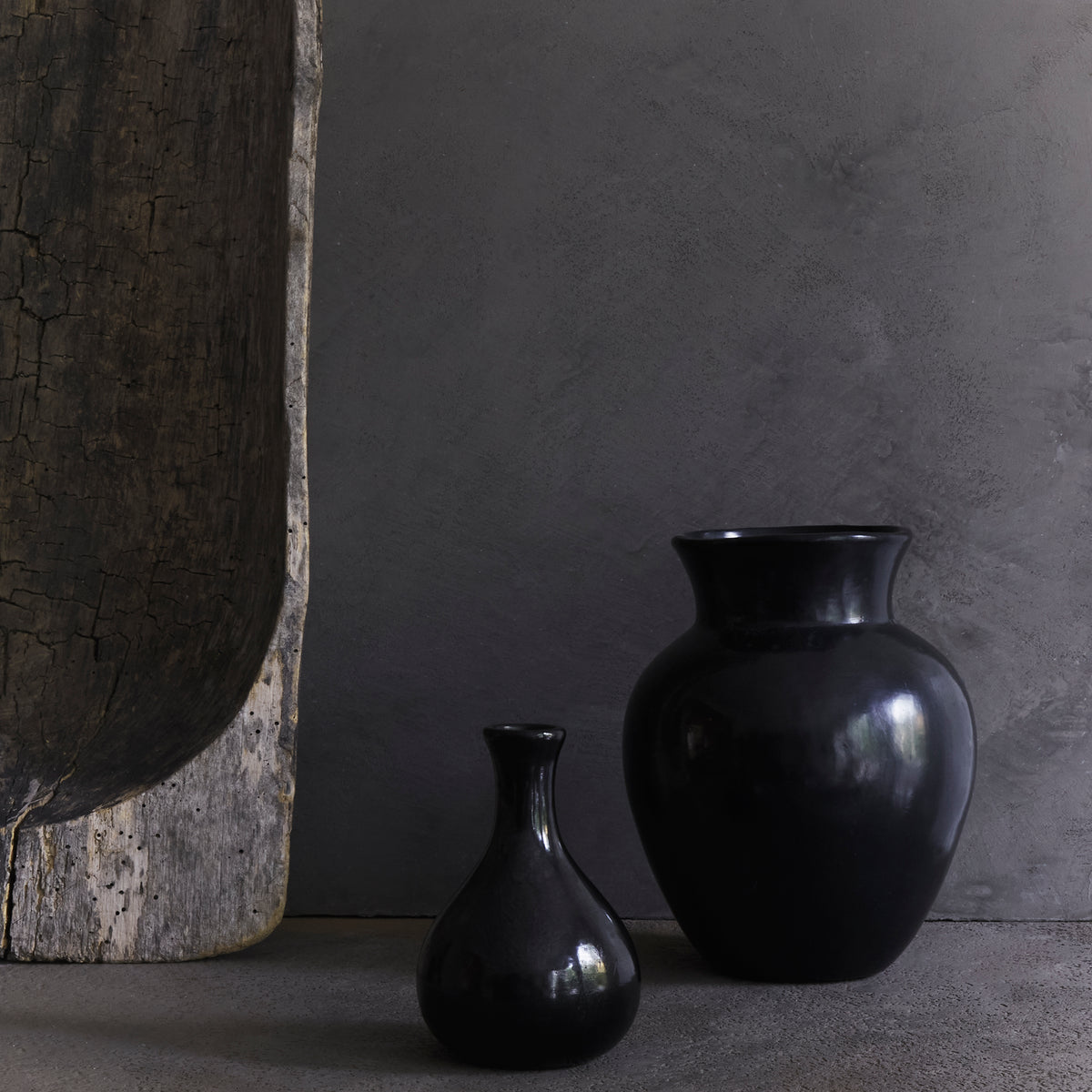 Olla Barro Negro Vase